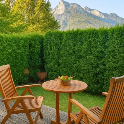 Traumhaft schöne Gartenwohnung im Süden der Stadt Salzburg, Leopoldskron, mit Terrasse, Untersbergblick; Carport + Stellplatz - Bild 2