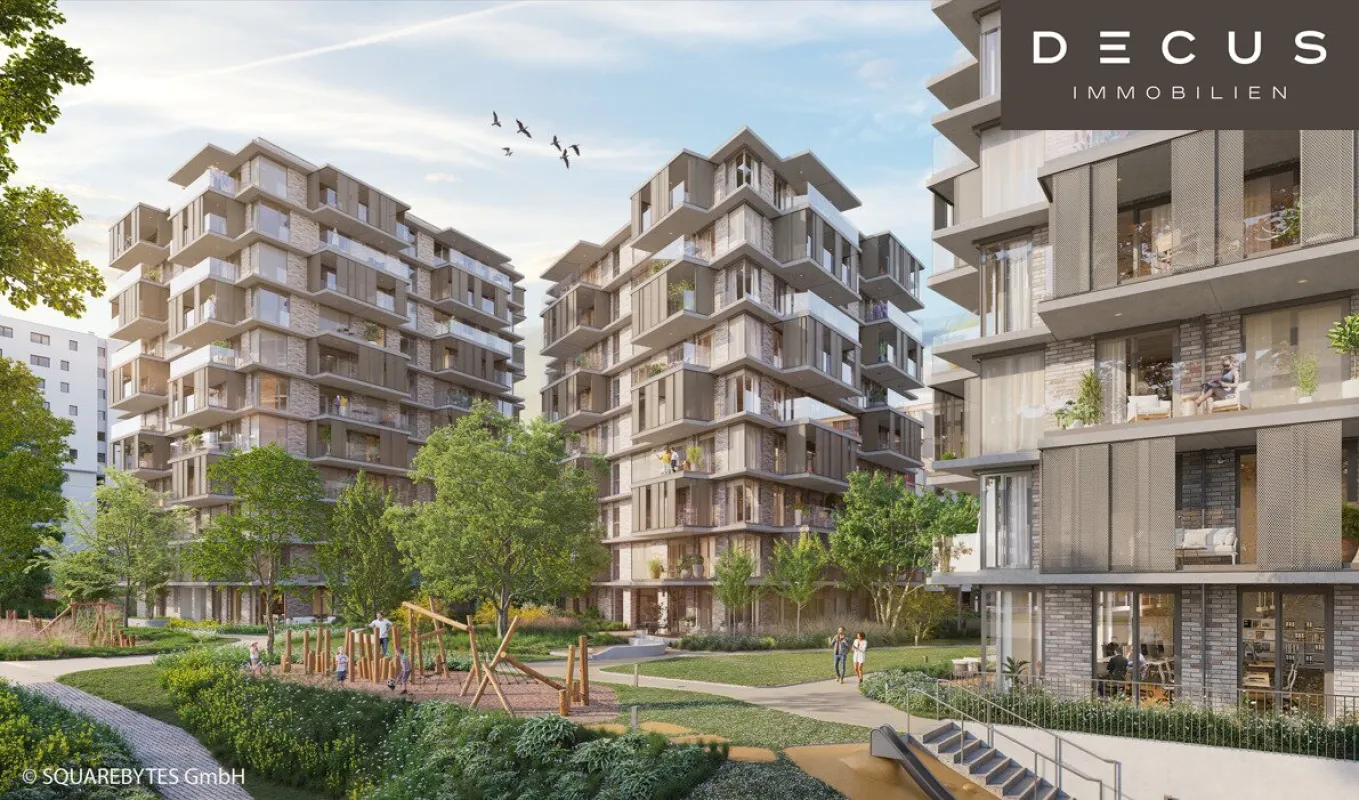 3 ZIMMER + VILLAGE IM DRITTEN + BAUFELD 13 + ERSTBEZUG + EIGENTUMSWOHNUNGEN + STADTQUARTIER IM DRITTEN - Bild 1