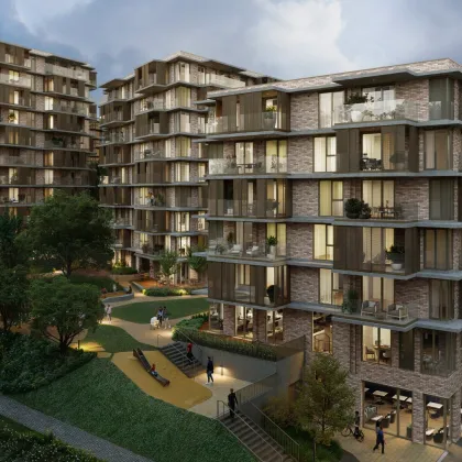 DREI ZIMMER + ZWEI BALKONE + VILLAGE IM DRITTEN + BAUFELD 13 + ERSTBEZUG + EIGENTUMSWOHNUNGEN + - Bild 3