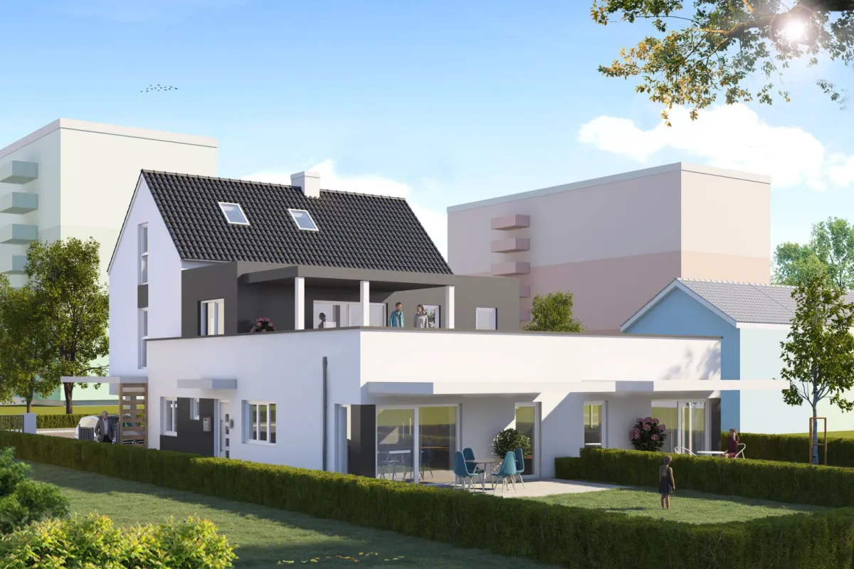 Moderne Gartenwohnung in Graz - Wetzelsdorf: 3 Zimmer, Top Küche, Terrasse, Carport - Erstbezug zum Top-Preis von 389.900.-! - Bild 1