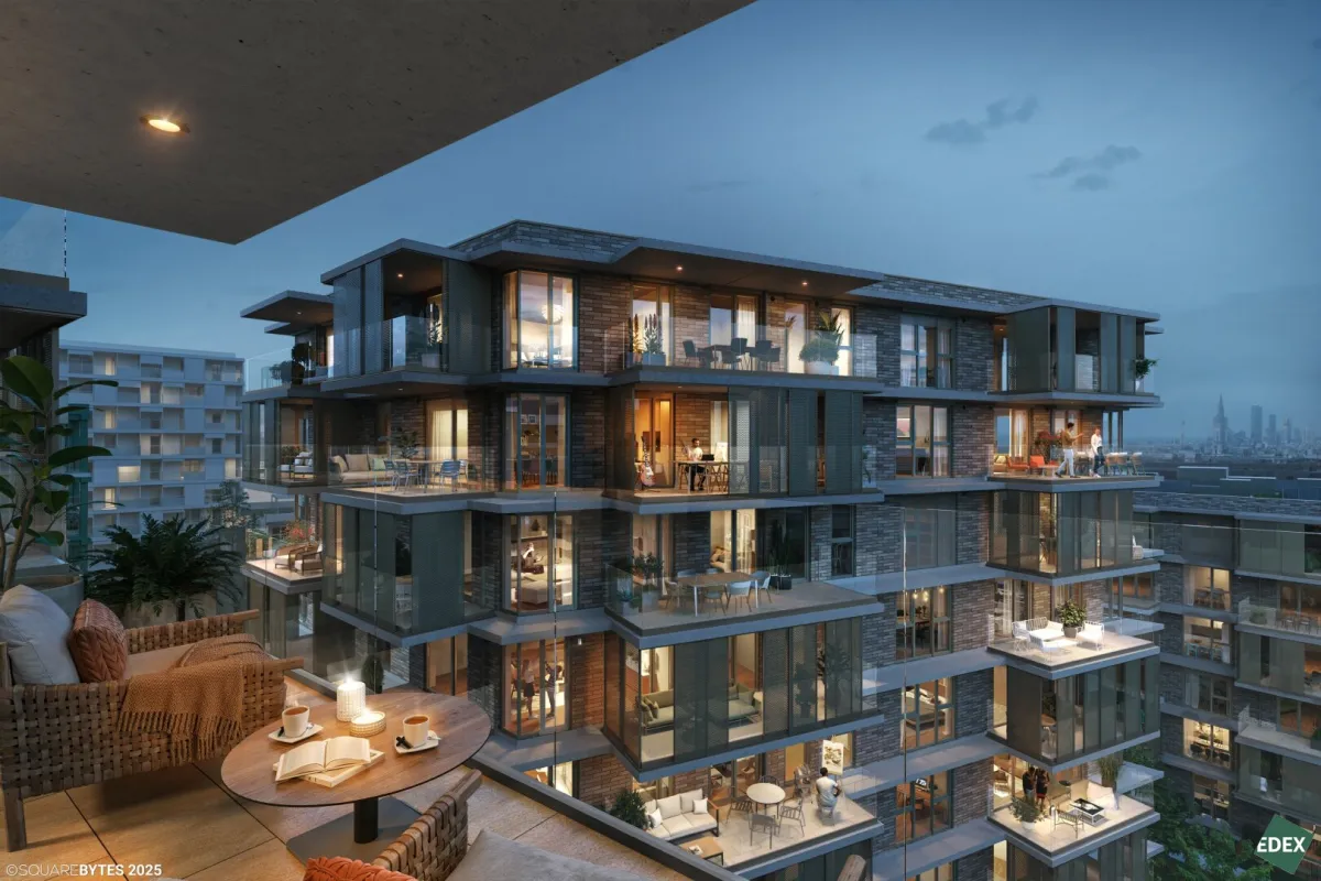 2-Zimmer-Wohnung mit optimalem Schnitt und zwei Balkonen |  URBAN DAHEIM | BAUFELD 13 - Bild 1