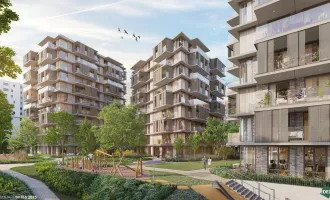 Zwischen drinnen und draußen – 3,5 Zimmer mit Doppelbalkon | URBAN DAHEIM | BAUFELD 13
