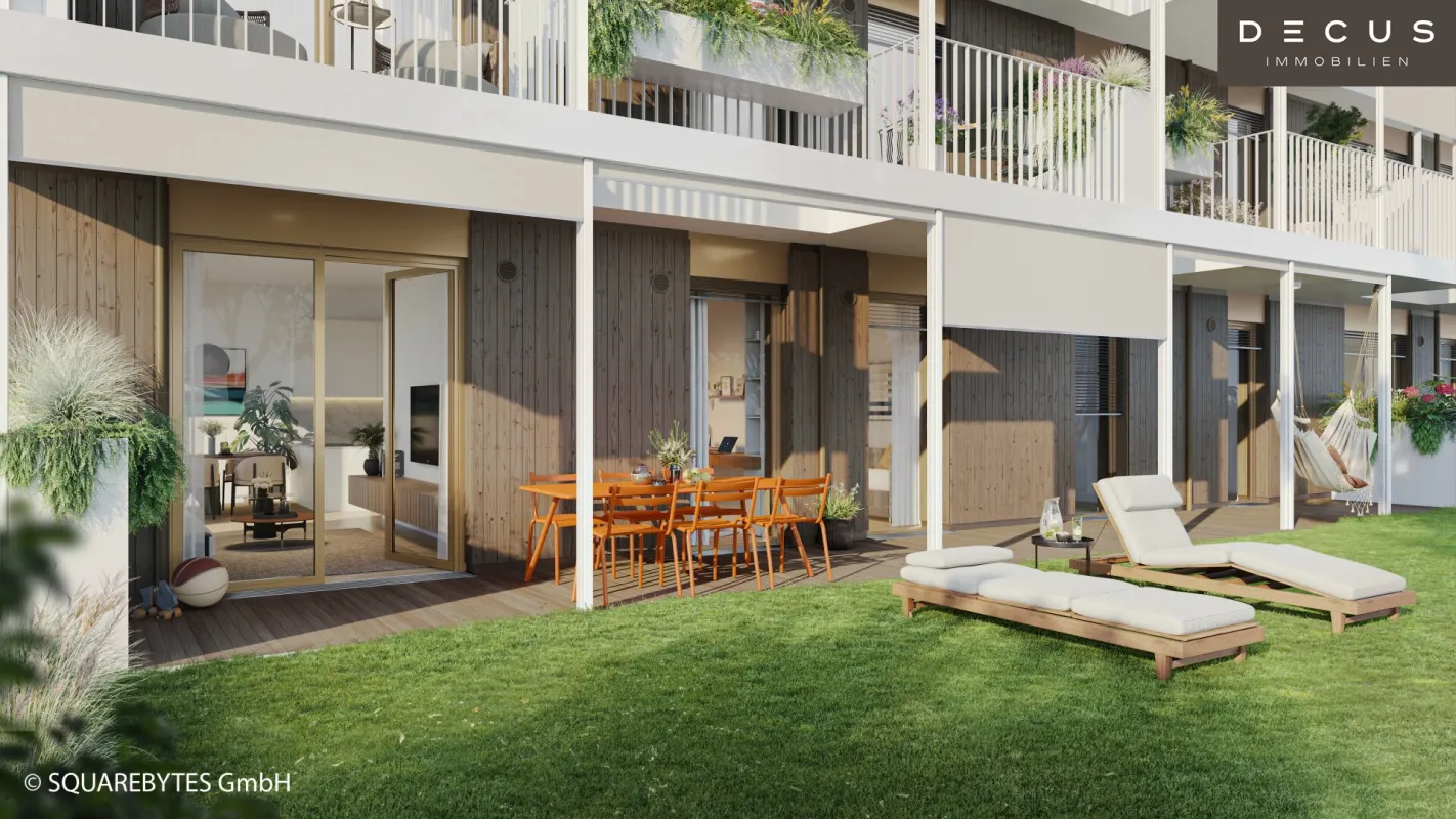| ZWEI ZIMMER | FERTIGSTELLUNG 2027 | VILLAGE IM DRITTEN | BALKON | NATÜRLICH DRAUSSEN | BAUFELD 14A | - Bild 1