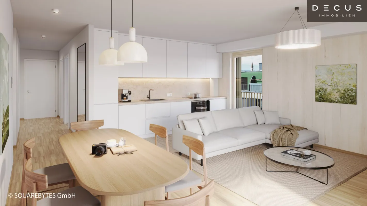 | WESTEN | DREI ZIMMER | NATÜRLICH DRAUSSEN | BAUFELD 14A | EIGENNUTZER | FERTIGSTELLUNG 2027 | VILLAGE IM DRITTEN - Bild 1