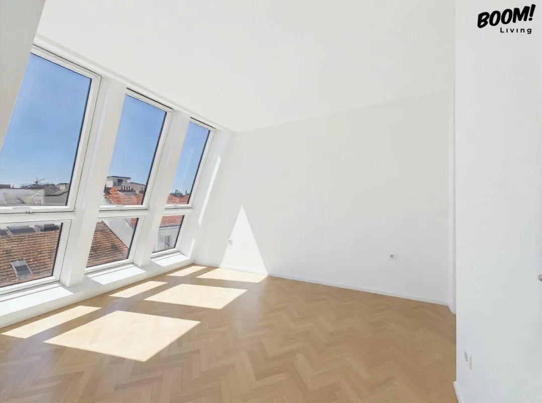 Exklusiver Erstbezug //  Hochwertige Dachgeschosswohnungen mit Fernblick & Terrassen – Erlachgasse, 1100 Wien - Bild 1