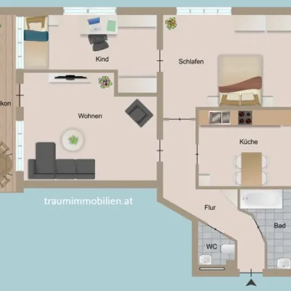 WOHNUNG IM STADTZENTRUM MIT BALKON - Bild 2
