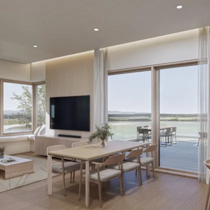 Seesuiten Lanzenkirchen – Panoramasuite Duplex 9: 4-Zimmer-Maisonette mit Luxus Terrasse - Bild 3