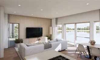 Seesuiten Lanzenkirchen – Panoramasuite Duplex 9: 4-Zimmer-Maisonette mit Luxus Terrasse