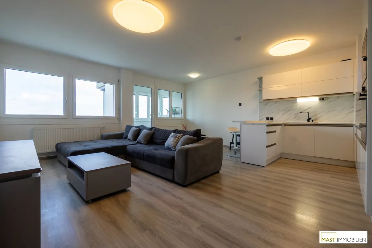 Optimal aufgeteilte 2 Zimmer Wohnung mit Fernblick direkt in Stockerau "inkl. Heizung & Warmwasser" - Bild 1