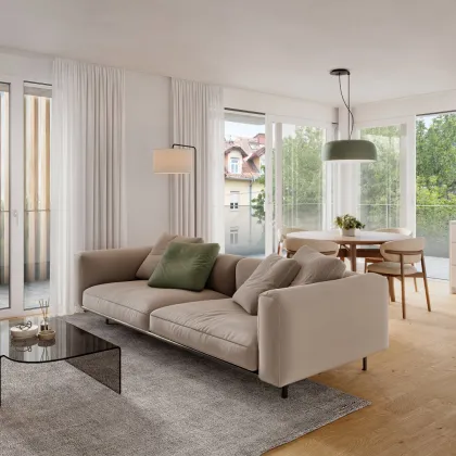 2 Zimmer mit Terrasse in Grünlage - Bild 3