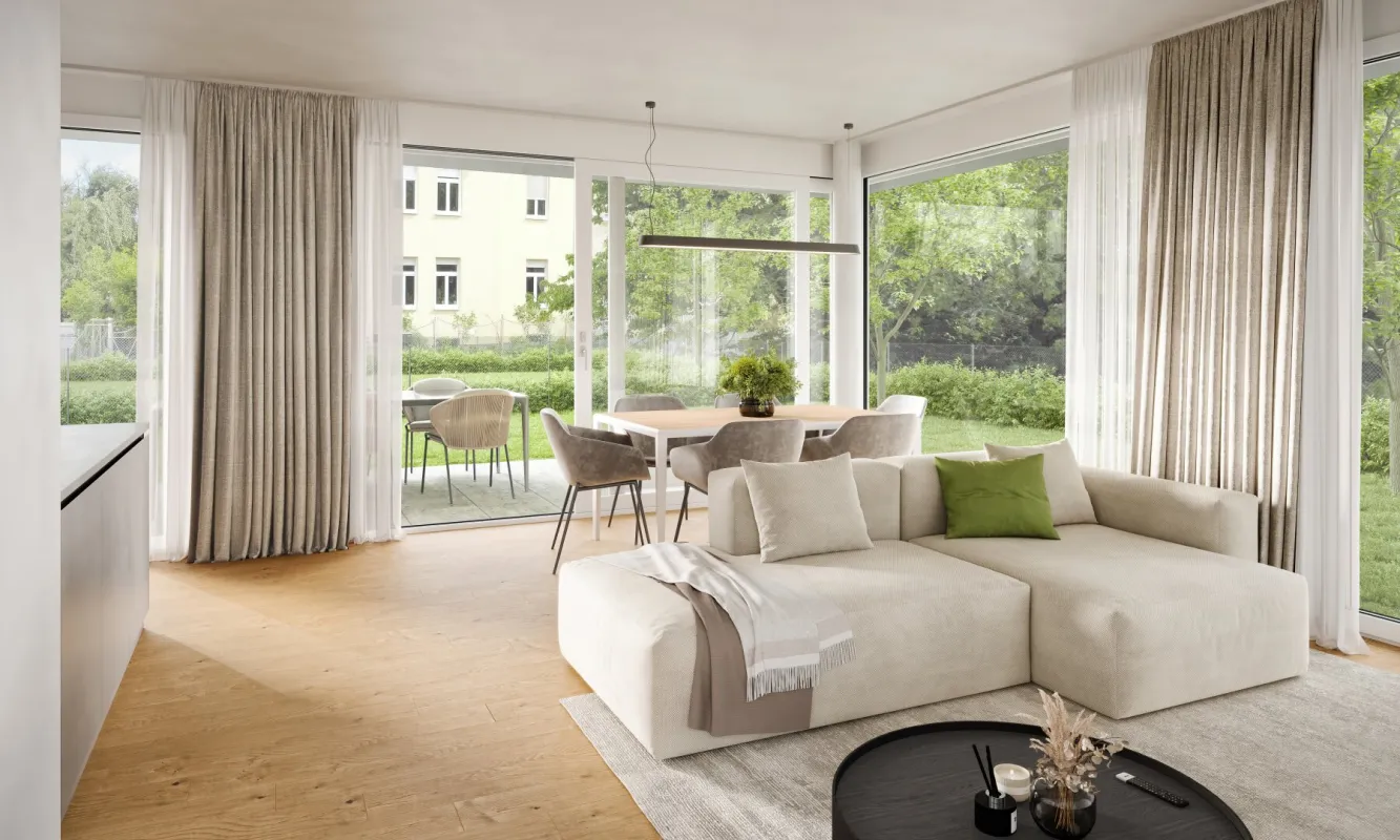 2 Zimmer mit Terrasse in Grünlage - Bild 1