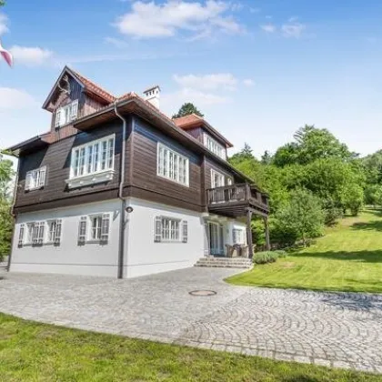 Zeitlose Eleganz im Wienerwald – Historische Villa mit Nebengebäuden  auf Traumgrundstück mit Outdoorpool und Waldsauna - Bild 2
