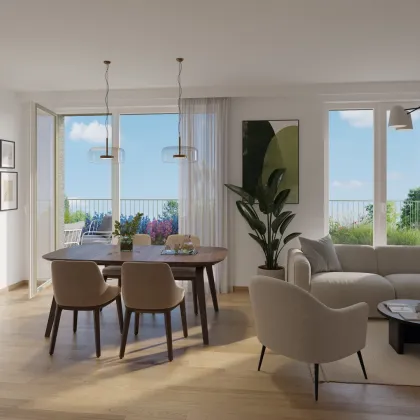 Traumhafte 2-Zimmer-Wohnung (Top 45) in Salzburg: Erstbezug mit Terrasse und Garage - Bild 2