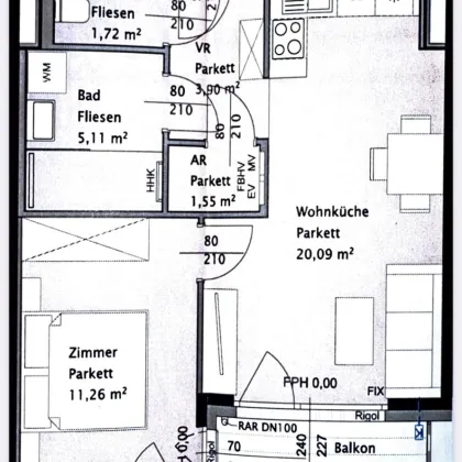 Neuwertige 2-Zimmer-Wohnung mit südöstl. Balkon und opt. Garagenstellplatz! - Bild 3
