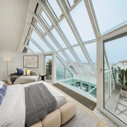 EXKLUSIVE DACHGESCHOSSWOHNUNG IN BESTLAGE DES 9TEN BEZIRKS MIT BLICK AUF PALAIS LIECHTENSTEIN - Bild 3
