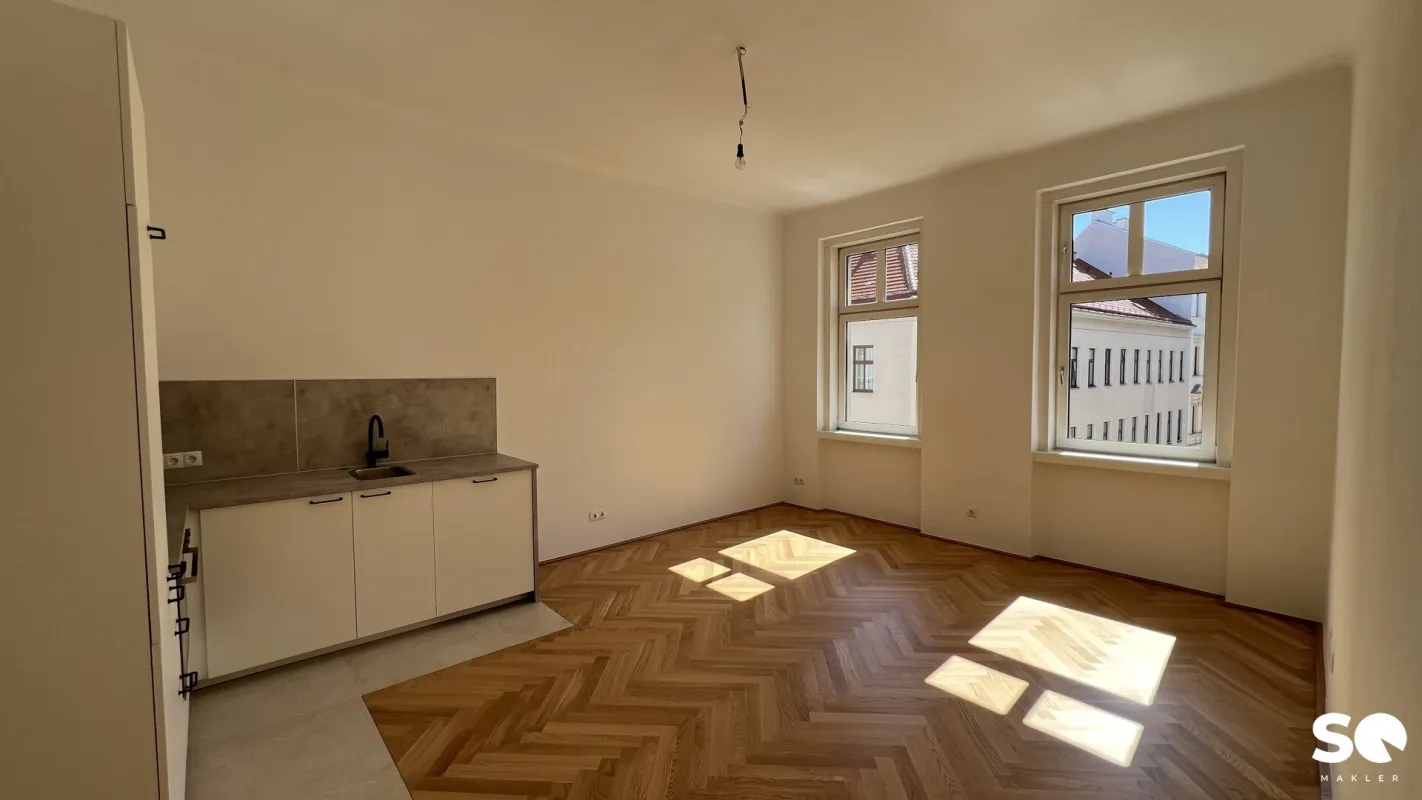 # SQ - ERSTBEZUG - 3 ZIMMER WOHNUNG NÄHE TABORSTRASSE - BLUMAUERGASSE - 3 STOCK OHNE LIFT - Bild 1
