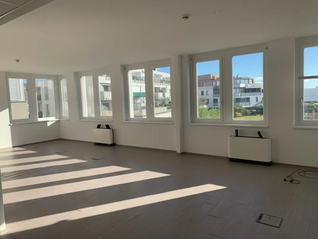 Zentrales Büro mit sonnigem Grünblick - Bild 1