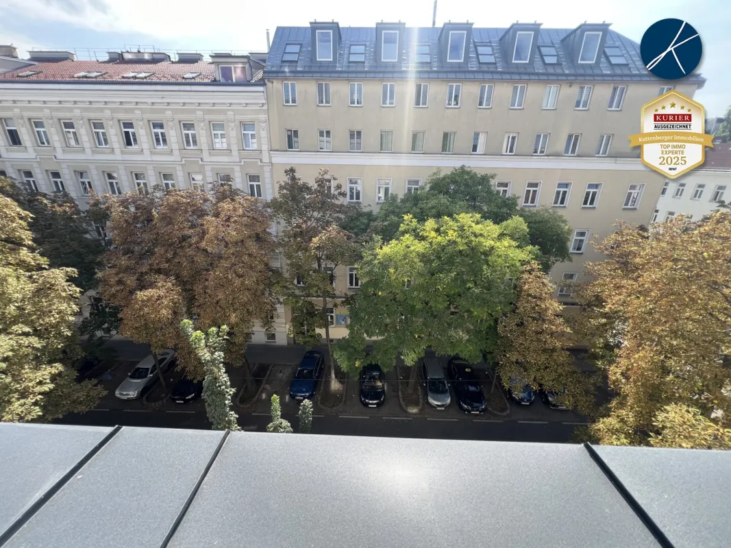 *Superprojekt: "Über den Baumwipfeln" Top 43  Erstklassige 3-Zimmer Wohnung mit Blick auf die Kastanienbäume + Balkon - Bild 1