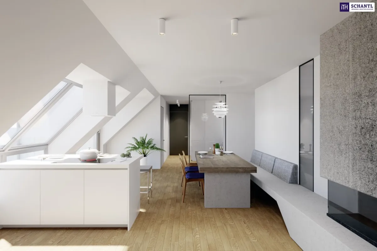 Neuer Preis! Zeit zum Verlieben! Rarität in 1070 Wien! 4 Zimmer + Atemberaubender Wienblick - Bild 1