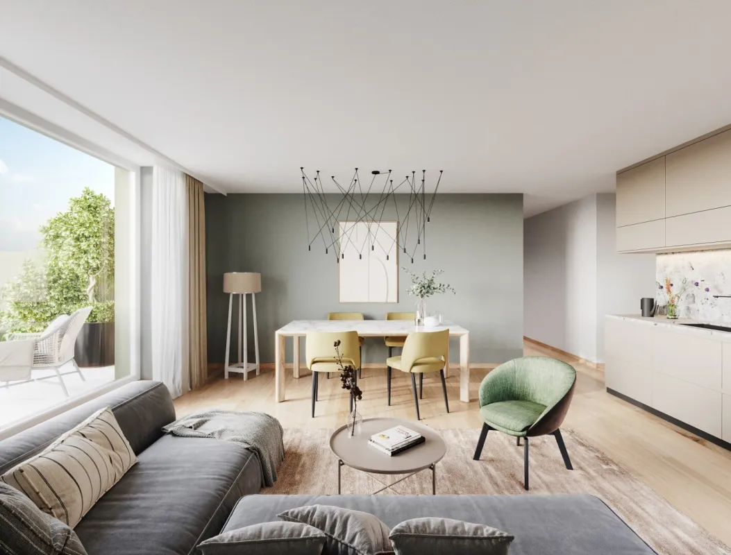 PROVISIONSFREI! 4-Zimmer-Wohnung mit viel Leichtigkeit | Zwei Bäder | Garten und Terrasse - Bild 1