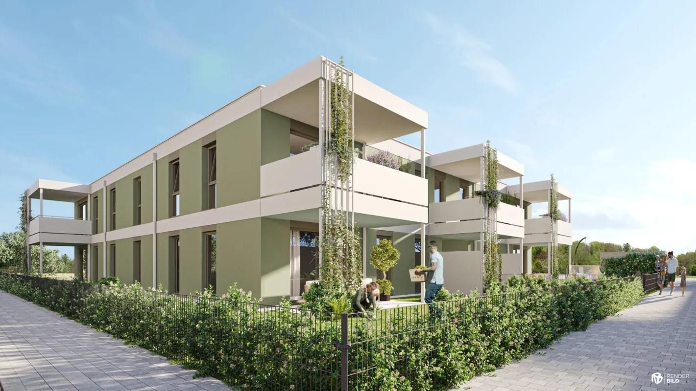 PROVISIONSFREI! Traumhafte 4-Zimmer-Familienwohnung | Terrasse von jedem Raum aus begehbar | Grünblick - Bild 1