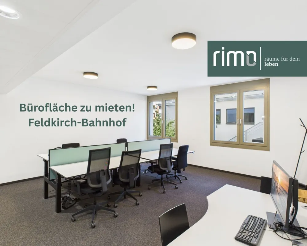 Top-Büros direkt am Bahnhof Feldkirch - Bild 1
