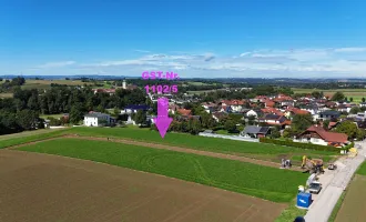 Sonniges Baugrundstück, eben und in ruhiger Lage | Steinerkirchen Frohnhofen | GST-Nr. 1102/5