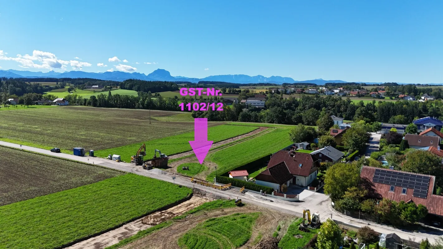 Sonniges flaches Grundstück im Grünen  | Steinerkirchen Frohnhofen | GST-Nr. 1102/12 - Bild 1