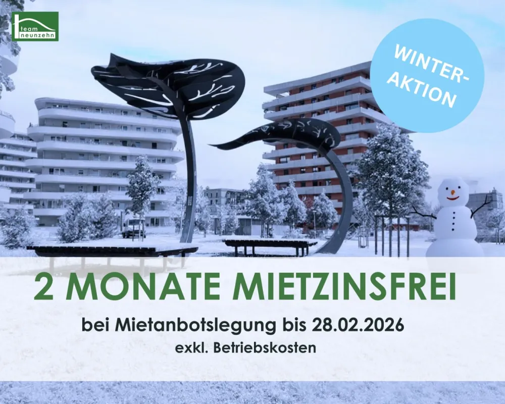 AKTION - 2 MONATE MIETZINSFREI - Green City Living – Wohnen im Park, Leben mit Stil - Bild 1