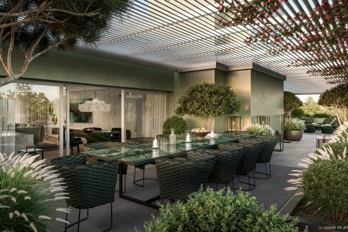 Exklusives Penthouse mit 3 Ebenen – Einzigartig im 19. Bezirk - Bild 1