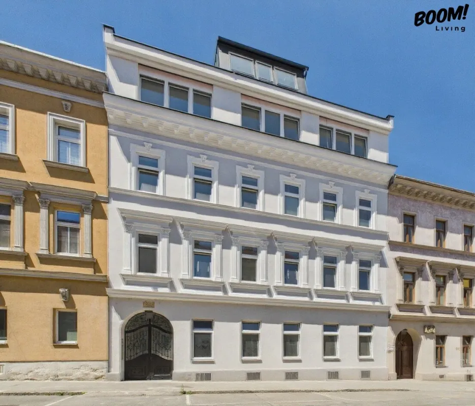 Hochwertig Revitalisierter Altbau mit Stil im 16. Bezirk – Garten & DG-Wohnungen // Großzügige Freiflächen - Bild 1