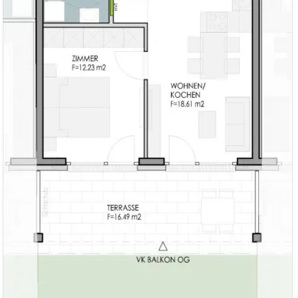2-Zimmer-Gartenwohnung, Baumkirchen - Bild 2