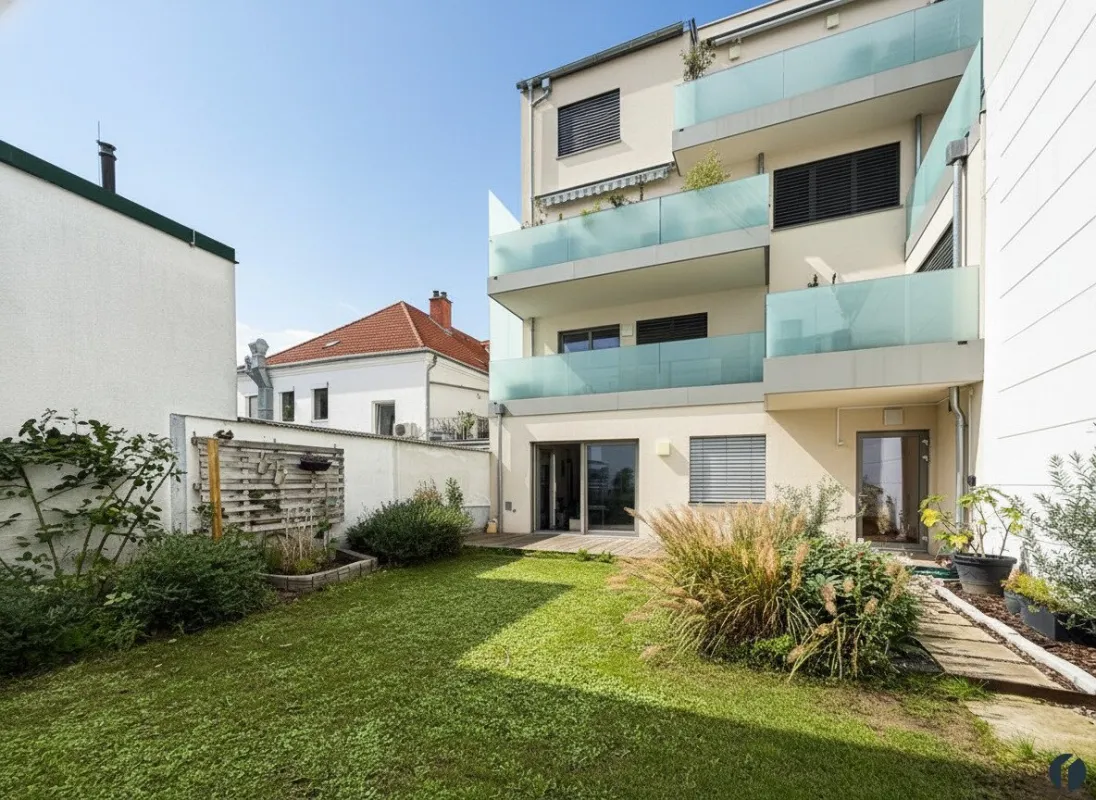 Klimatisierte 2-Zimmer-Wohnung mit Terrasse und Gemeinschaftsgarten im Herzen von Tulln - Bild 1