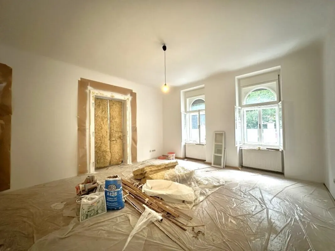 ERSTBEZUG nach Sanierung - 3-Zimmer-Altbauwohnung mit separater Küche gegenüber der Alten Technik – TU-Graz – 3er-WG geeignet – unbefristeter Mietvertrag - Provisionsfrei! - Bild 1