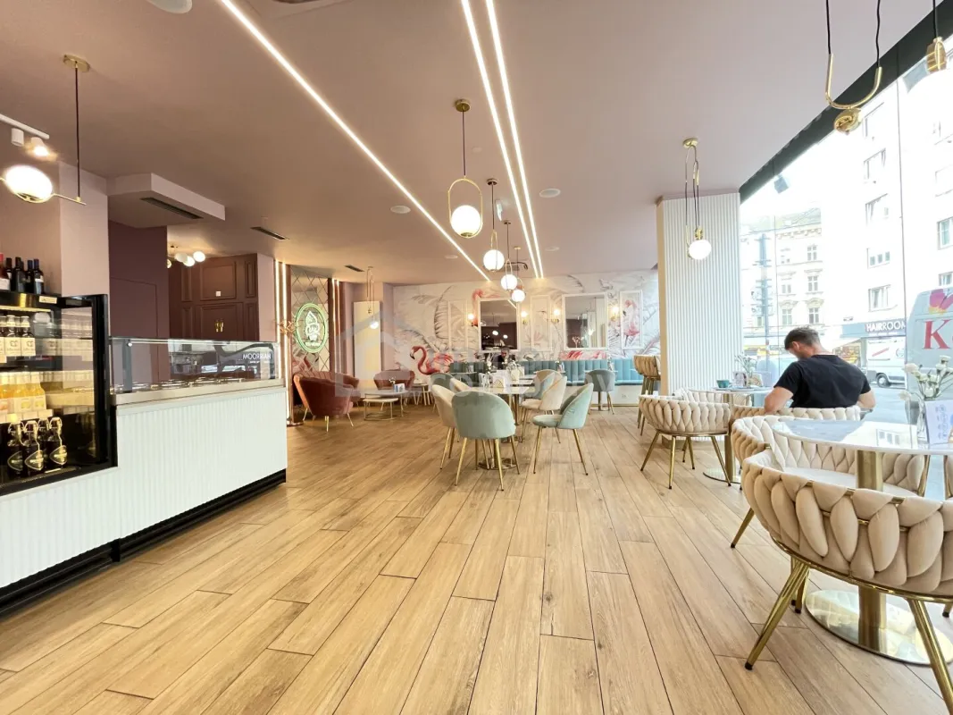 Neuwertiges Café in 1050 Wien: 150m², Top-Ausstattung - Bild 1