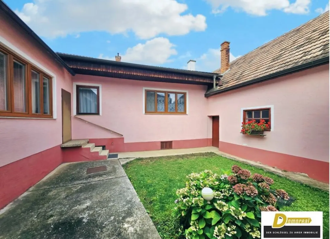 120m² Wohnfläche, 4 Zimmer - Wohnen auf einer Ebene mit Innenhof, Garten, Nebengebäude, Garage - Bild 1