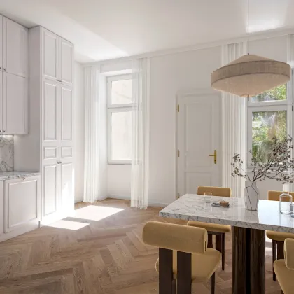 Charmante 3-Zimmer-Altbauwohnung | Erstbezug nach hochwertiger Sanierung | Nähe U4 - Bild 2