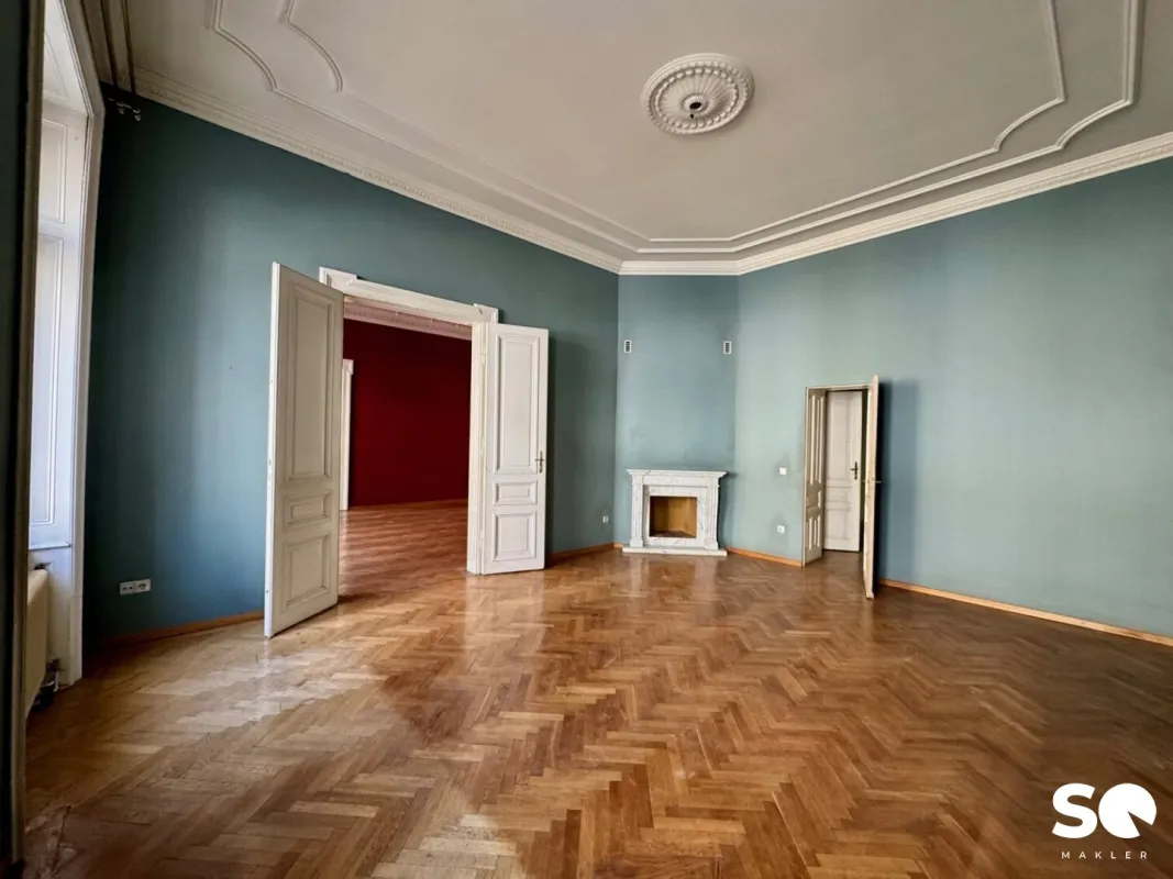 #SQ - ZEITLOS SCHÖN IN BESTLAGE: 6-ZIMMER-ALTBAUWOHNUNG MIT BALKON IN DER JOSEFSTADT - Bild 1