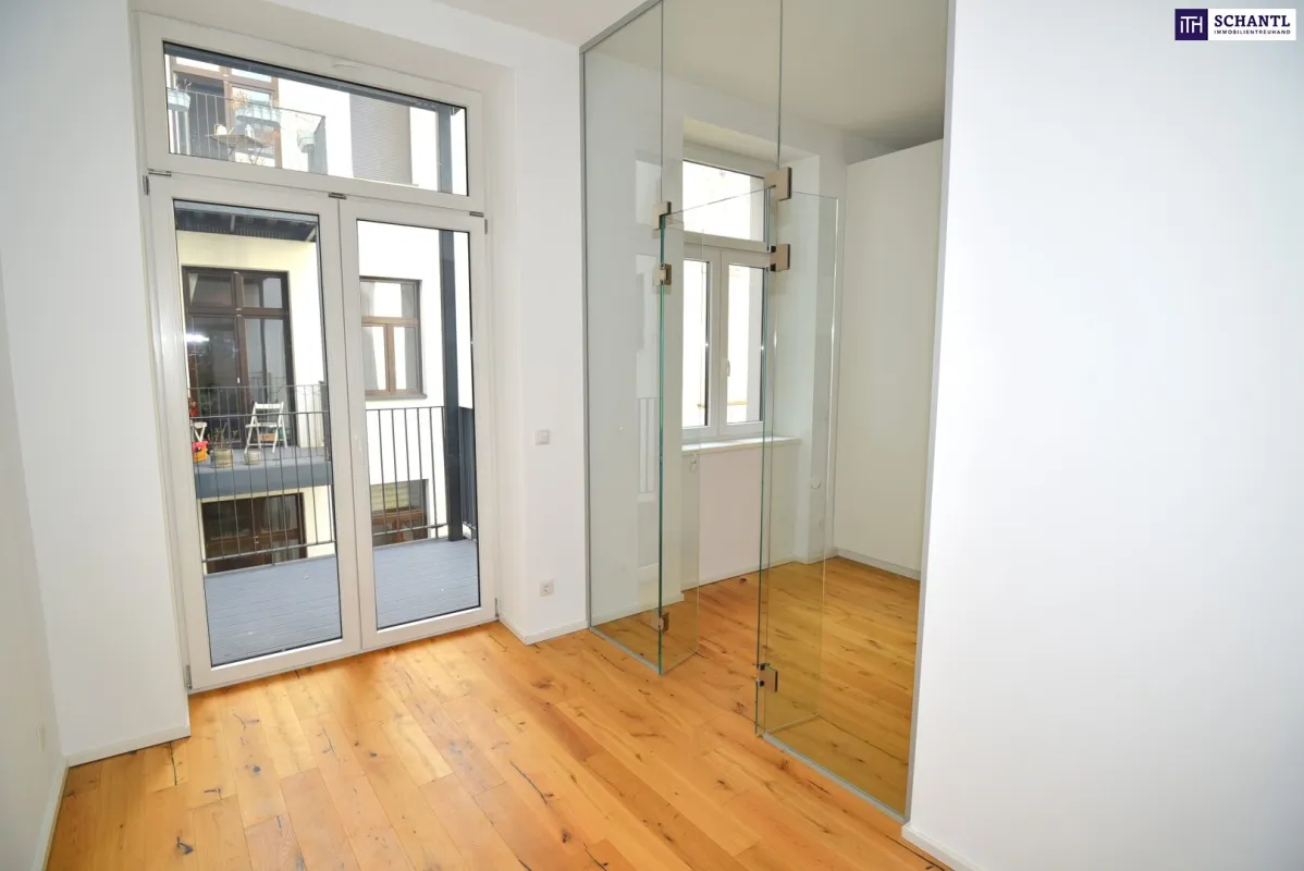 **Alles was das Herz begehrt – stilvolle Kleinwohnung mit Balkon in bester Lage von Wieden - befristet vermietet** - Bild 1