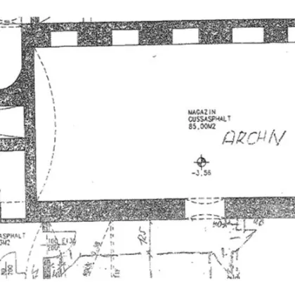 ESSLINGGASSE, BÖRSE-NÄHE, 85 m2 Lagerraum, Stromanschluss, Belüftung, Kellergeschoß ohne Aufzug - Bild 3