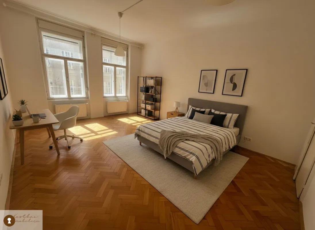 *** Altbauwohn(TRAUM) *** WG-Fähige 3,5 Zimmerwohnung mit zwei Balkone direkt bei der TU Graz zu Vermieten !! Ideal als WG - Bild 1