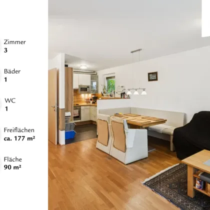Traumhafte Erdgeschosswohnung mit Garten & zwei Terrassen – Ihr grünes Refugium mitten in Innsbruck - Bild 2