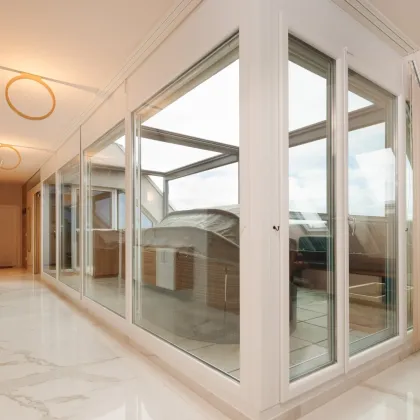 Komm einfach und lebe! ***Möblierte DG-Wohnung Nähe U-1 „Kagraner Platz“ mit Blick auf Wien!*** - Bild 3