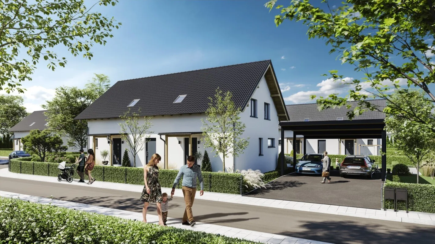 Moderne Doppelhaushälfte in Wagna: Erstbezug mit Garten, Garage & viel Komfort! - Bild 1