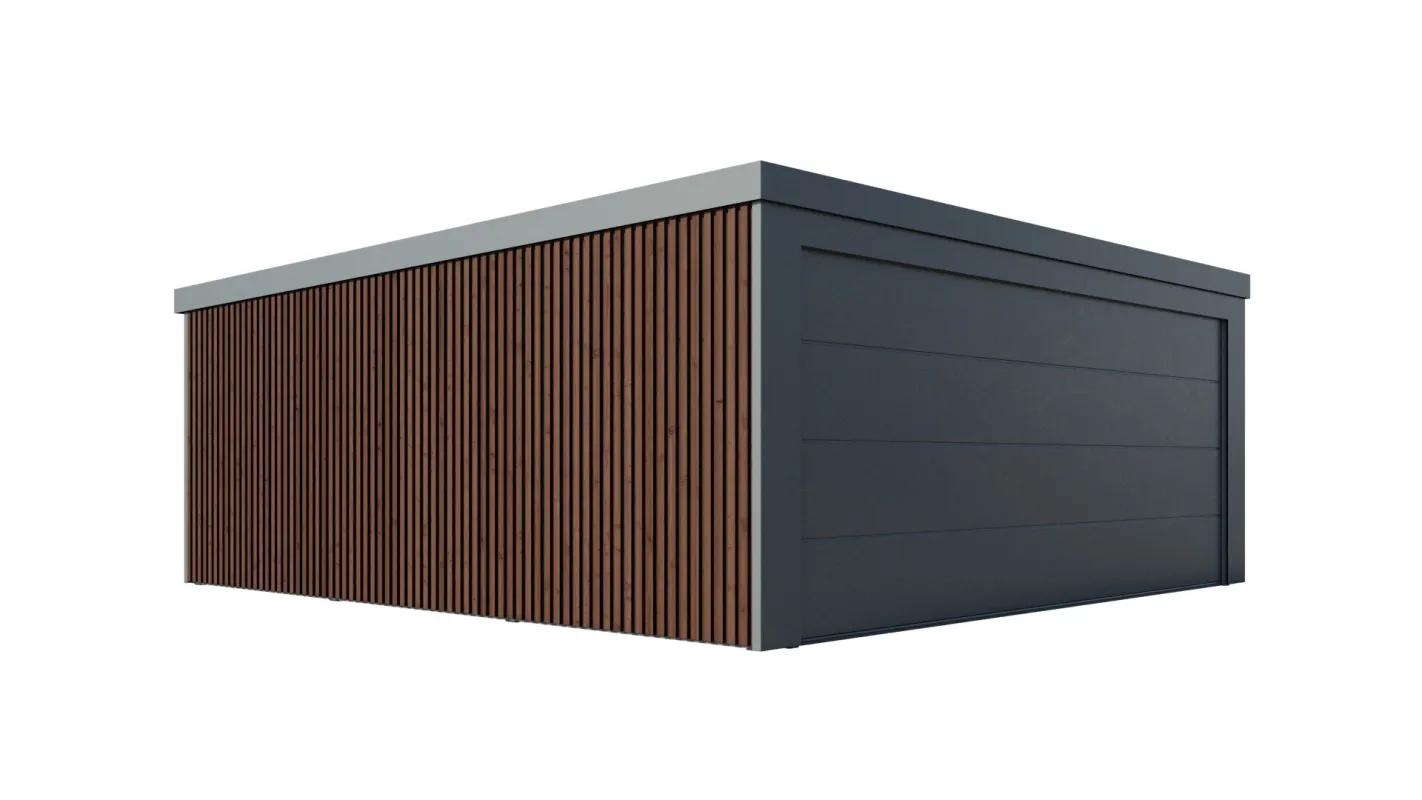 Energiegarage Deluxe Wood – Doppelgarage mit PV & Wallbox & Speicher - Bild 1