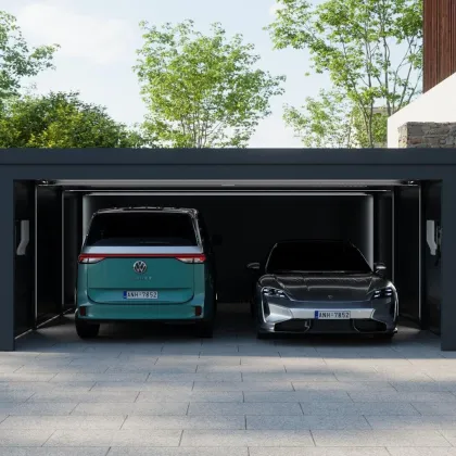 Energiegarage Deluxe Wood – Doppelgarage mit PV & Wallbox & Speicher - Bild 2