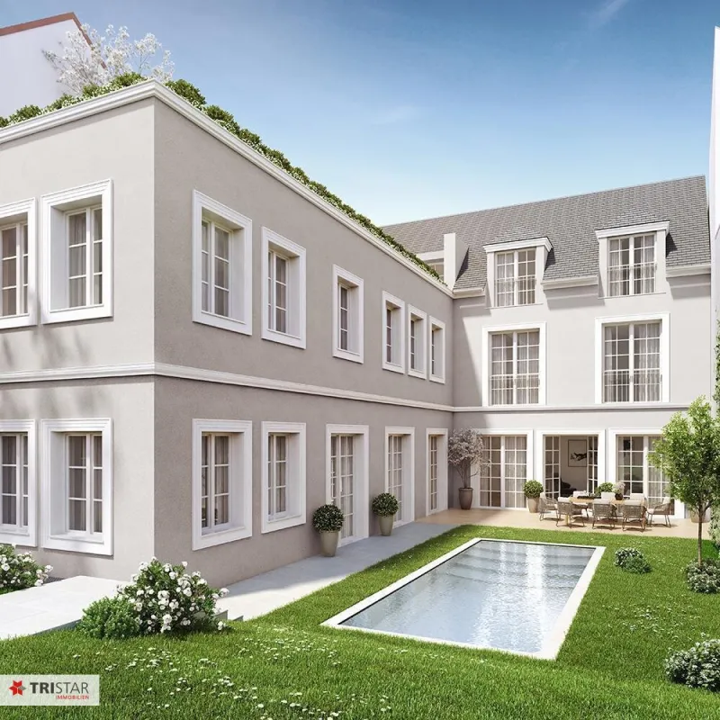 Exklusives Grundstück in Grinzing mit Park-ähnlichen Gärten – Luxusvilla oder 8 exklusive Einheiten - Bild 1