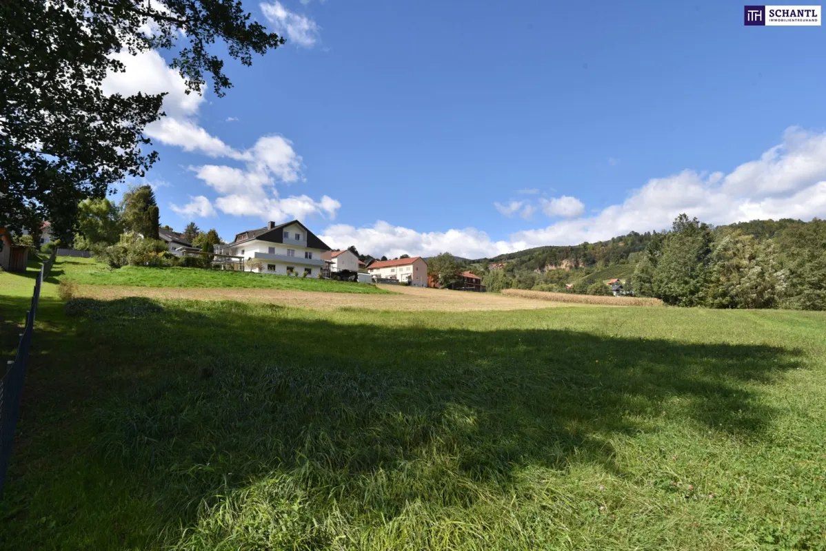 Ihr Traumhaus wird Realität: Idyllisches Baugrundstück in Bad Gams mit sonniger Südausrichtung, allen Anschlüssen und ruhiger, naturnaher Wohnlage - Bild 1