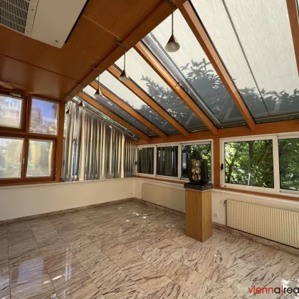 Sanierte großzügige und lichtdurchflutete Bürofläche mit Blick ins Grüne - rd. 174 m2, 5 Zimmer, 2 WCs und rd. 29 m2 klimatisierter Wintergarten in Wien-Liesing - Bild 3