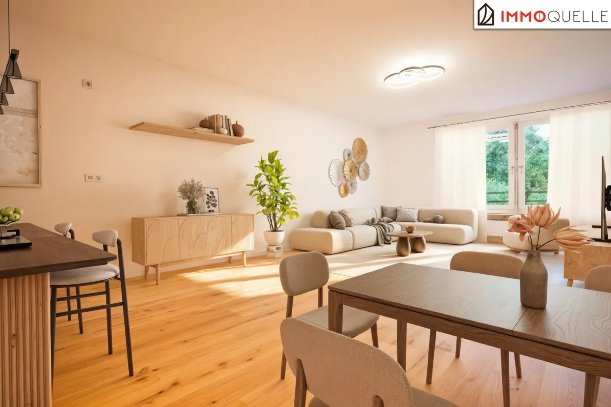 Zwischen Altstadt & Almkanal – Stilvoll wohnen in Salzburg-Riedenburg! Kernsanierte Designwohnung mit Tiefgarage, Grünblick und Top-Ausstattung - Bild 1